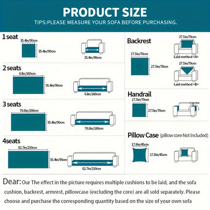 Luxurious Faux Rabbit Fur Sofa Cover - Soft & Cozy