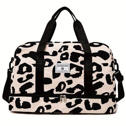 Animal Print Travel Duffel Bag