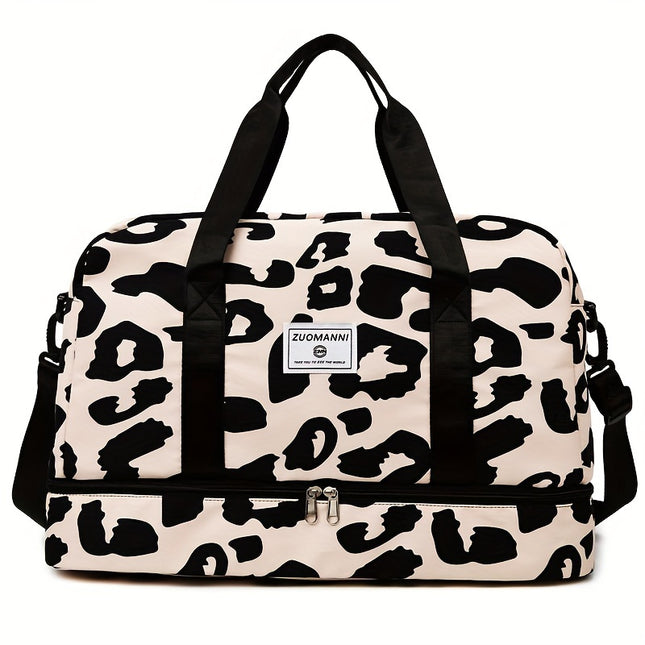 Animal Print Travel Duffel Bag