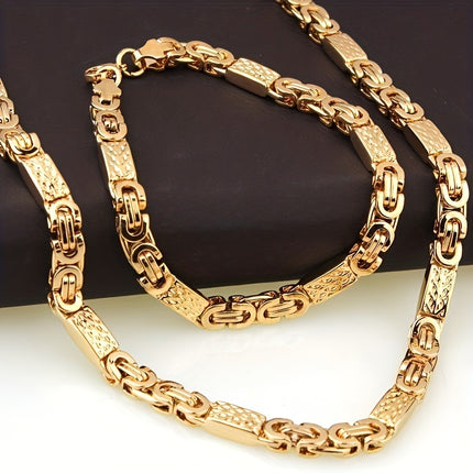 6mm Men's Stainless Steel Chain Set