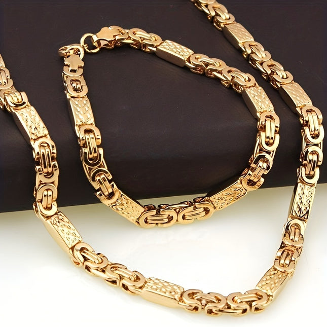 6mm Men's Stainless Steel Chain Set
