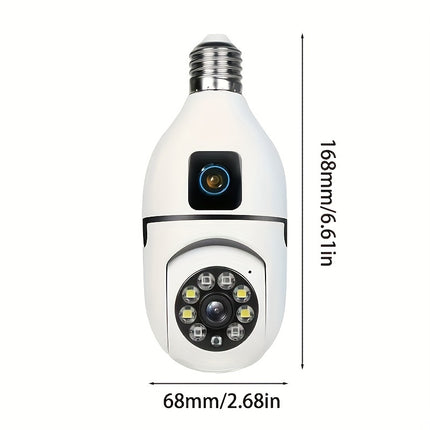 1080P HD WiFi Bulb Camera - 360° Smart Security