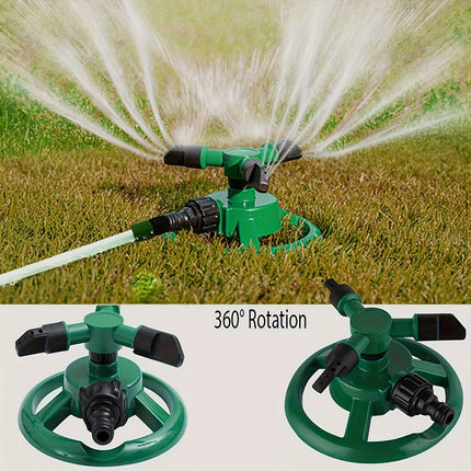 360-Degree Rotating Sprinkler - Effortless Garden Irrigation