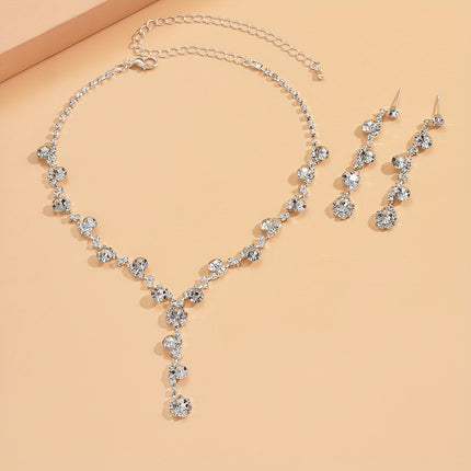 Elegant Rhinestone Bridal Set