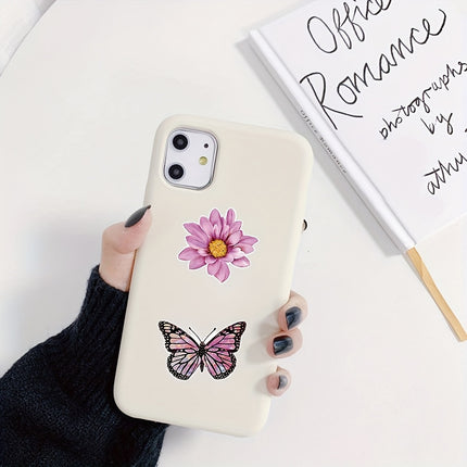 500pcs Glitter Butterfly & Flower Stickers