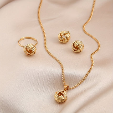 Vintage Boho Knot Jewelry Set