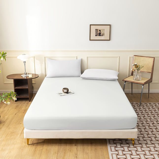 Soft Solid Color Sheet Set - 3pcs, Breathable Comfort