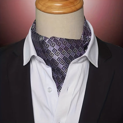 Retro Men’s Double-Sided Shirt Scarf