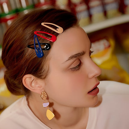 Y2K Candy Color Hair Clips Set