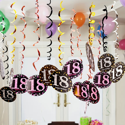 18th Birthday Swirls – Glam Up the Ceiling!