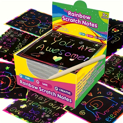 Rainbow Scratch Art Kit – Creative Fun with Hidden Colors