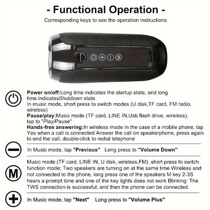 TG117 Wireless Speaker Pro - Monti Bargains