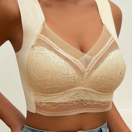 Seamless Lace Push-Up Bralette