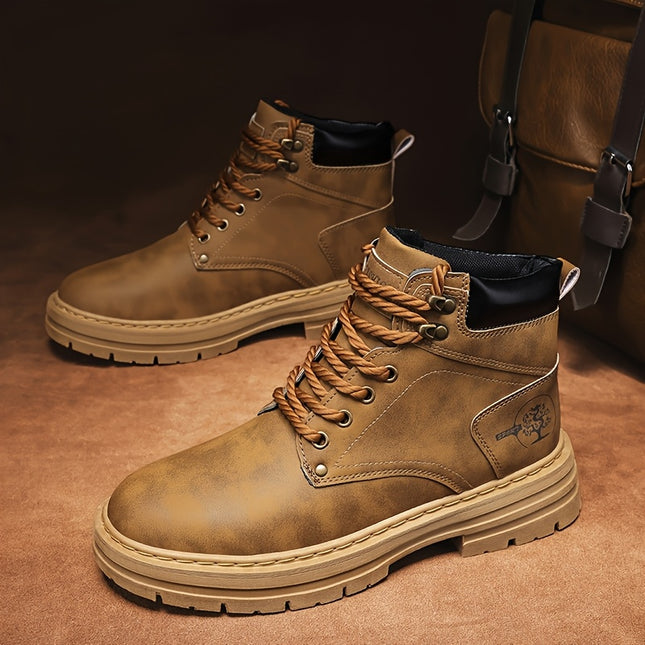Vintage Style Men’s Hiking Boots