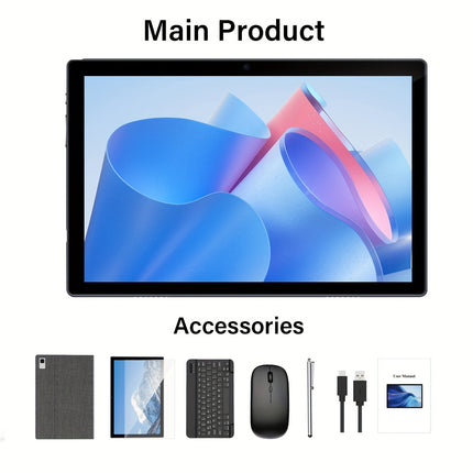2-in-1 Android Tablet with Keyboard & Stylus – Work Anywhere