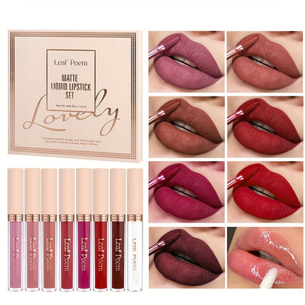 8-Piece Matte Liquid Lipstick Set