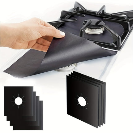 4pcs Double Thickness Non-Stick Stove Burner Covers
