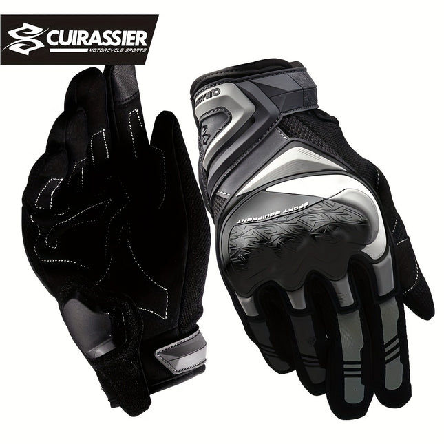 Breathable Motorcycle Gloves – Touchscreen & Night Reflective