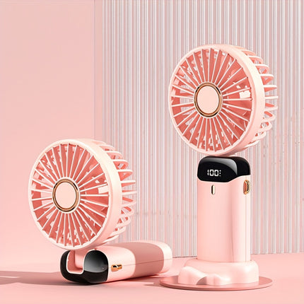 5-Speed Touch-Control Mini Fan with LED Display