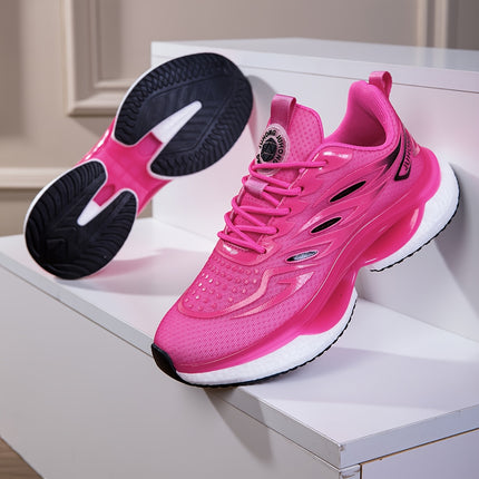 Women's Pink Breathable Running Shoes