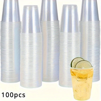 100-Pack ClearCup Disposable Plastic Cups