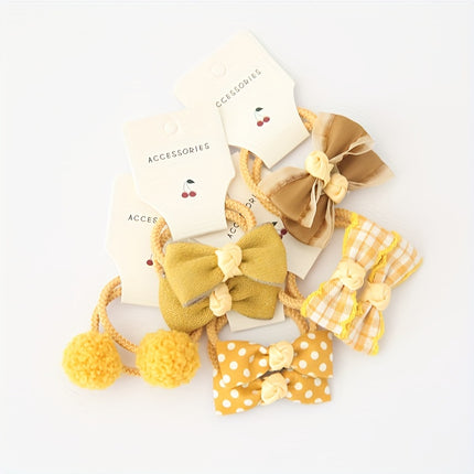 10pcs Cute Bowknot Hair Bands