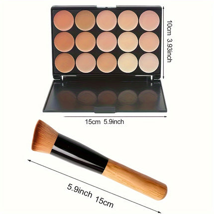 2-Piece Concealer Set with Brush