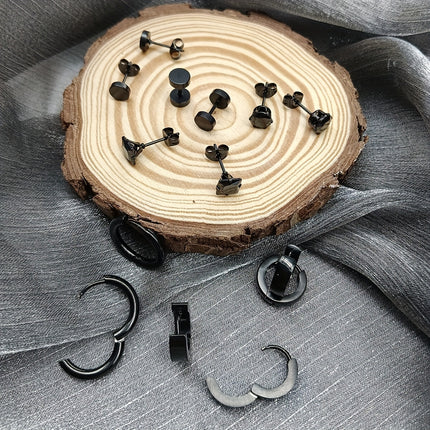 20 Pairs Stainless Steel Ear Studs