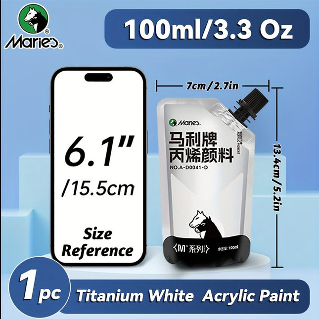Titanium White Acrylic Paint