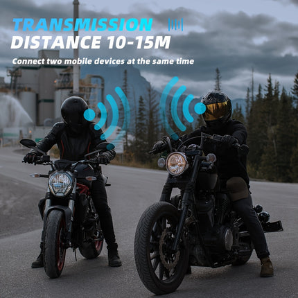Wireless Motorcycle Helmet Headset – Hands-Free Call & Music