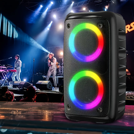 Portable Boombox with Subwoofer