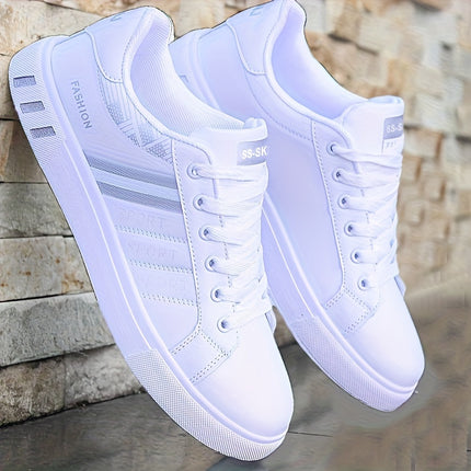 Men’s Striped Lace-Up Sneakers