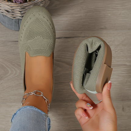 Women's Black Slip-On Flats