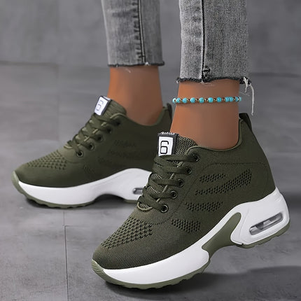 Women's Breathable Mesh Platform Sneakers