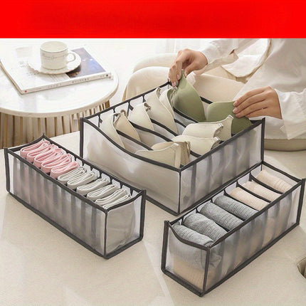 3-in-1 Fabric Underwear Organizer