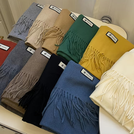 Elegant Cashmere-Feel Scarf for Women