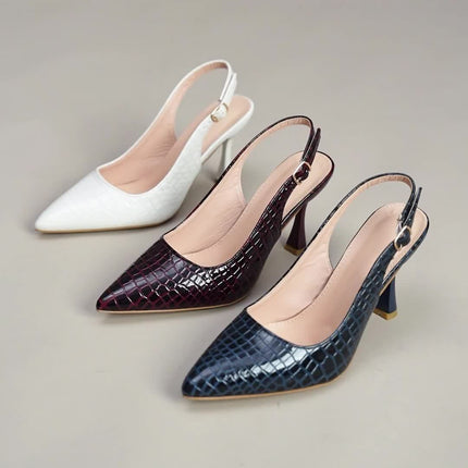 Animal Print Mary-Jane Stiletto Pumps