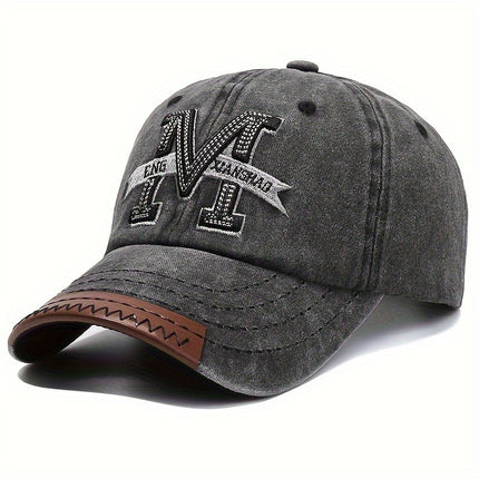 Retro Washed Denim Duckbill Cap