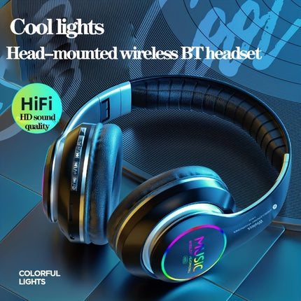 Upgraded Wireless Headphones – Deep Bass, Foldable, Built-In Mic