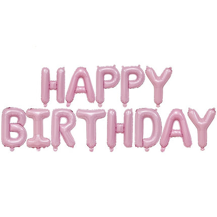 Customizable Foil Letter Balloon Banner