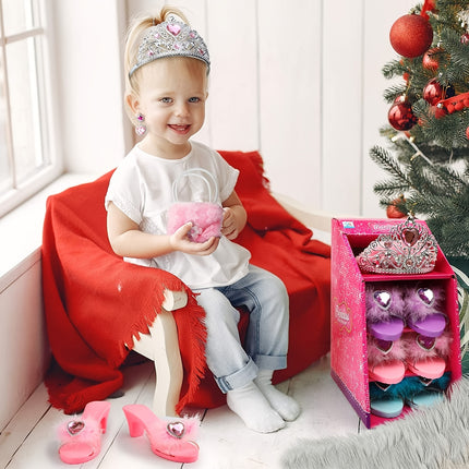Princess Dress-Up Set with Shoes & Jewelry – Magical Fun