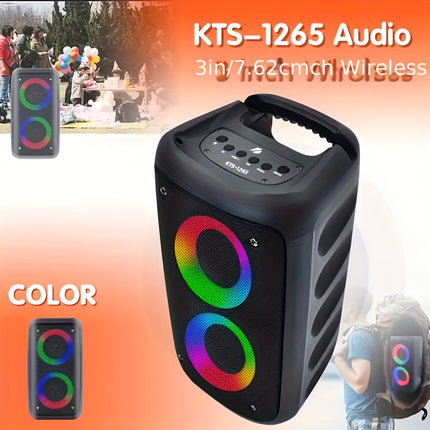 Portable Boombox with Subwoofer