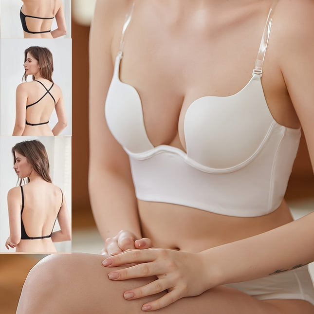 Hollow Out Scoop Push-Up Bra