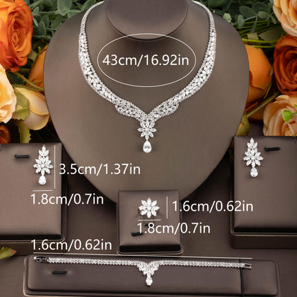 Luxury 18K Gold Sunflower Set