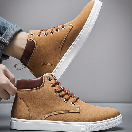 Men's High-Top Canvas Sneakers
