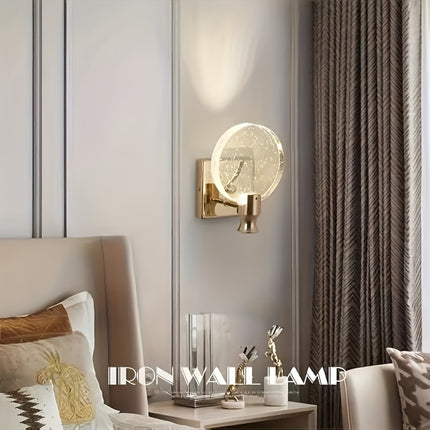 Luxury Crystal Wall Sconce - Detachable Metal Wall Mount
