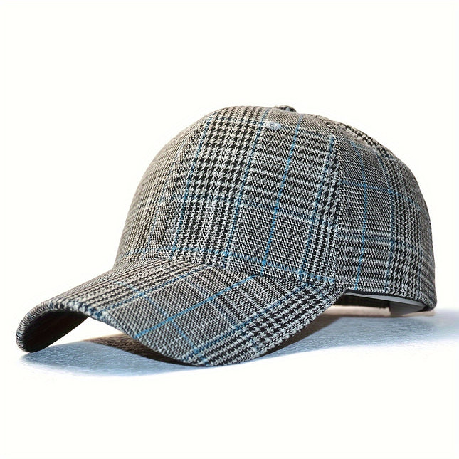 Classic Houndstooth Baseball Cap