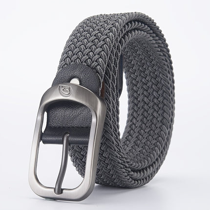Elastic Woven Belt with Buckle