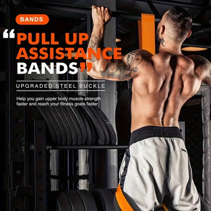 5pcs Heavy-Duty Latex Pull-Up Assist Bands Set
