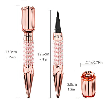 Black Rhinestone Liquid Eyeliner Pen